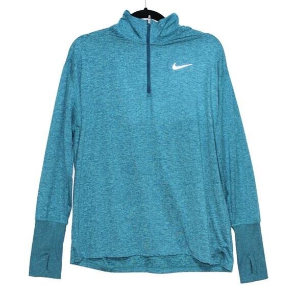 Nike Dri-Fit Blue Quarter Zip Long Sleeve XL - Picture 1 of 7